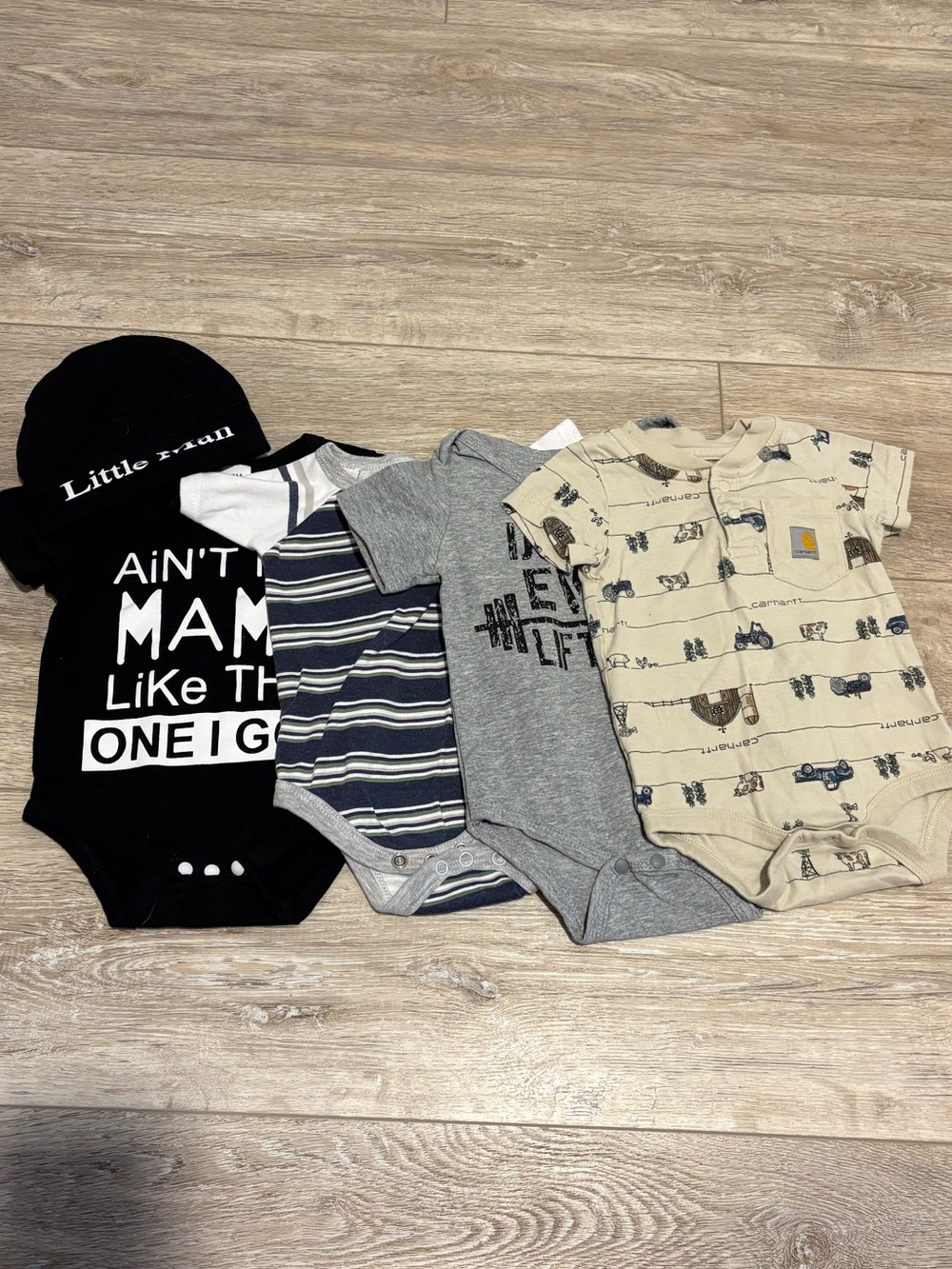 4 Short Sleeve Onesies